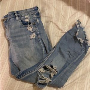 Hi rise jegging crop